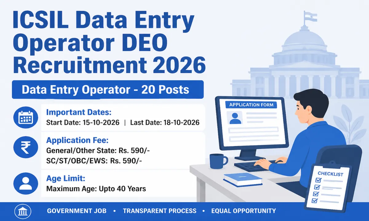 Intelligent Communication Systems India Ltd Data Entry Operator Recruitment 2026